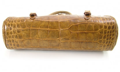 FASHIONPHILE RALPHLAURENAlligatorRickyToteBag 6 of 14