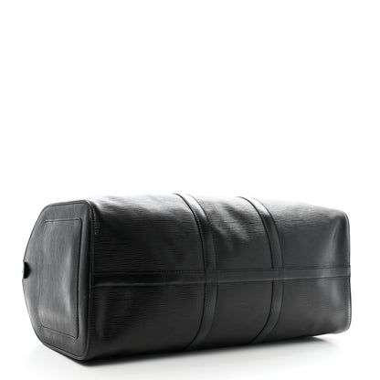 Louis Vuitton Epi Keepall 50 Black 3 of 9