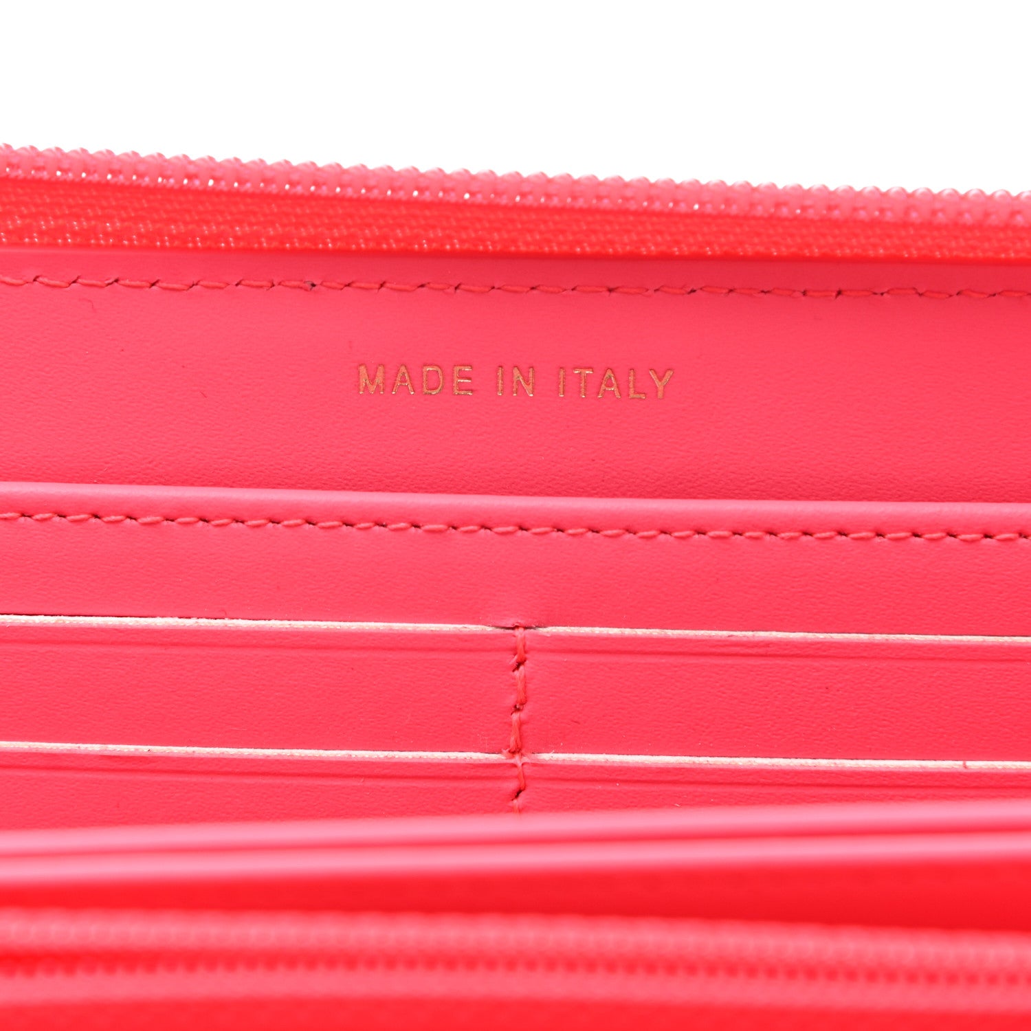 Chanel Patent Quilted Boy Zip Around Wallet Pink 7 of 8