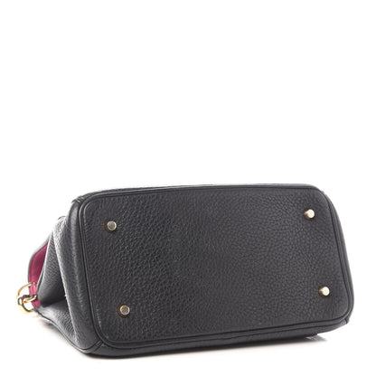 Christian Dior Bullcalf Small Be Dior Flap Black Fraise 4 of 9