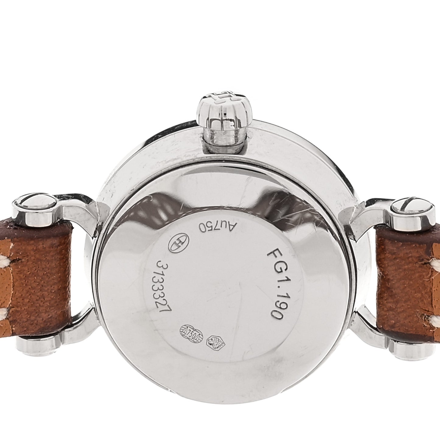 18K White Gold Barenia Diamond 16mm Faubourg Quartz Watch Fauve