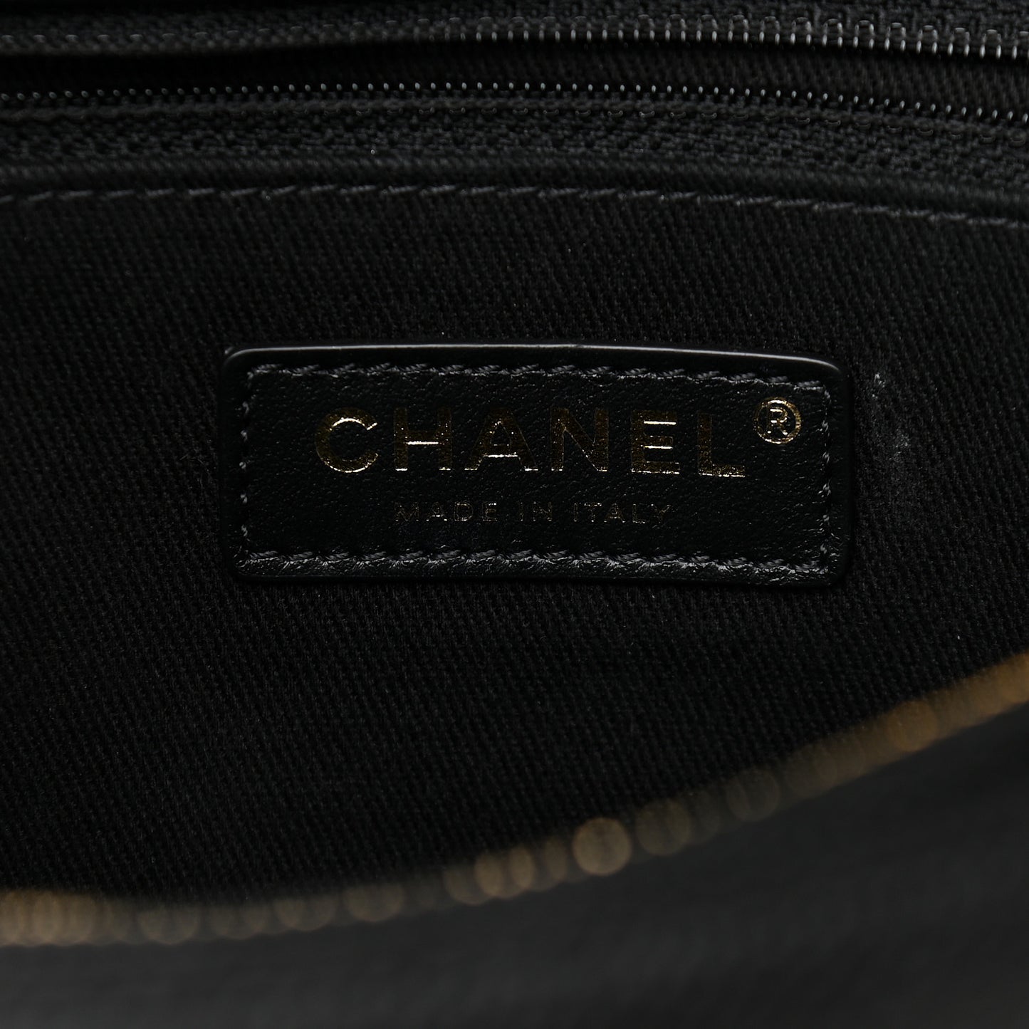 Caviar Stitched Large Flap Black
