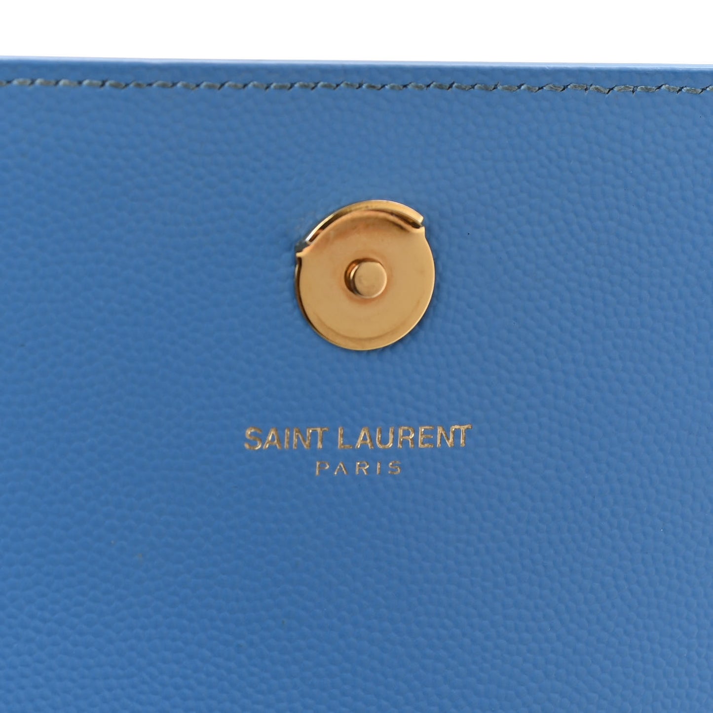 Grain De Poudre Small Classic Monogram Kate Satchel Blue Clair