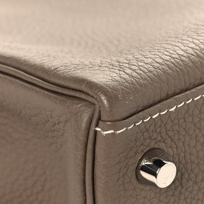 Hermes Togo Kelly Retourne 25 Etoupe 11 of 15