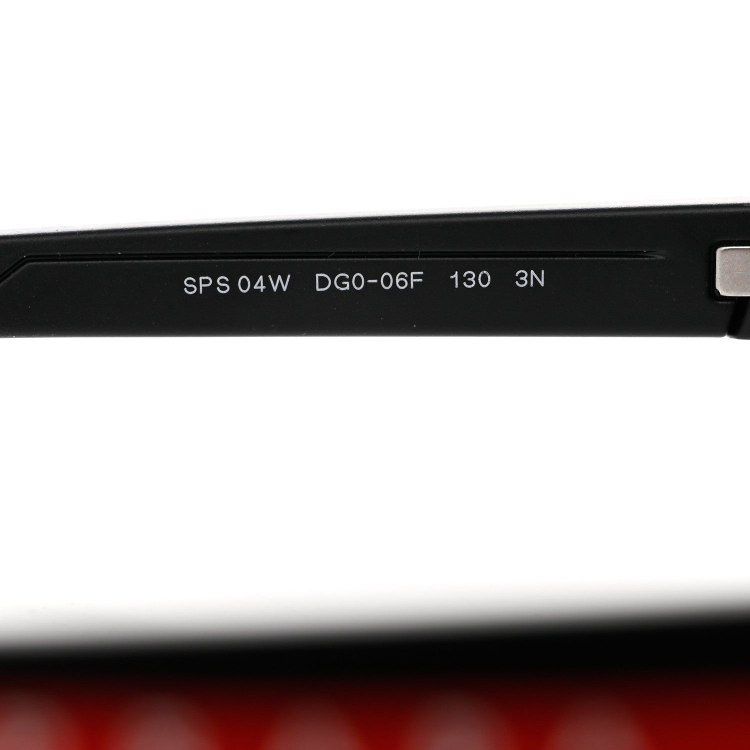 Prada Metal Rubber Linea Rossa Sport Sunglasses SPS 04W Black 5 of 8
