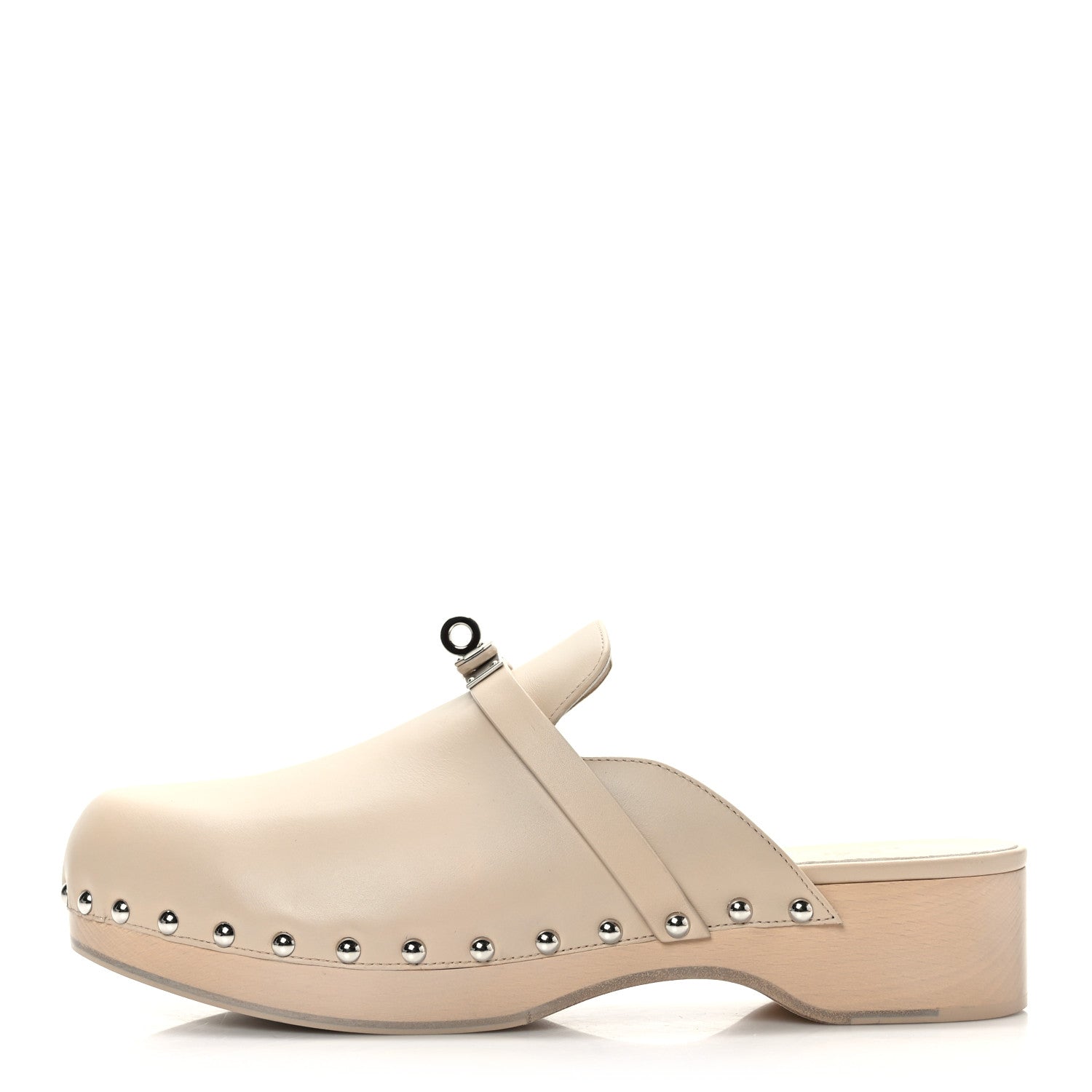 Hermes Calfskin Carlotta Mules 40 Hetre 1 of 7