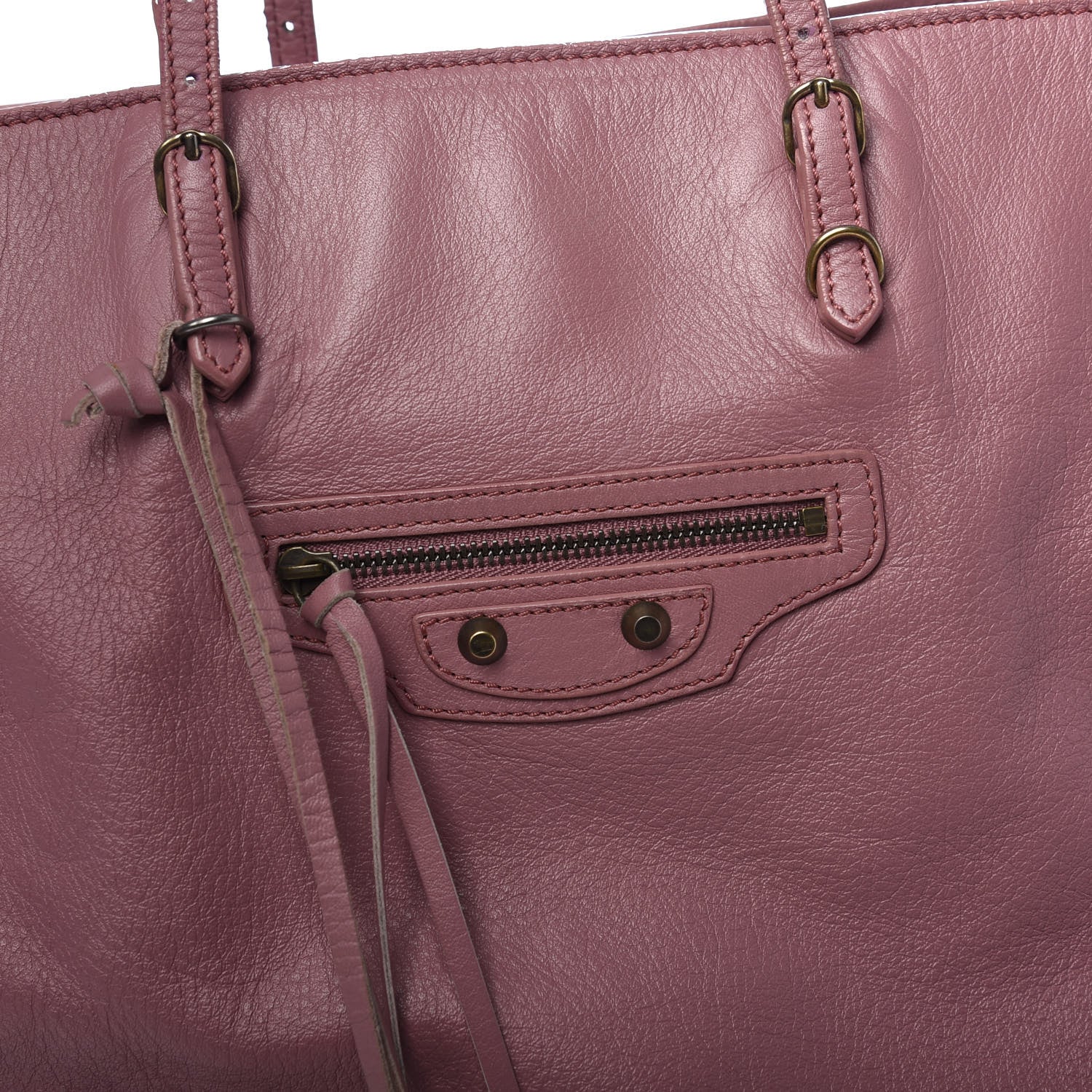 Balenciaga Calfskin Papier Ledger Tote Pink 10 of 10