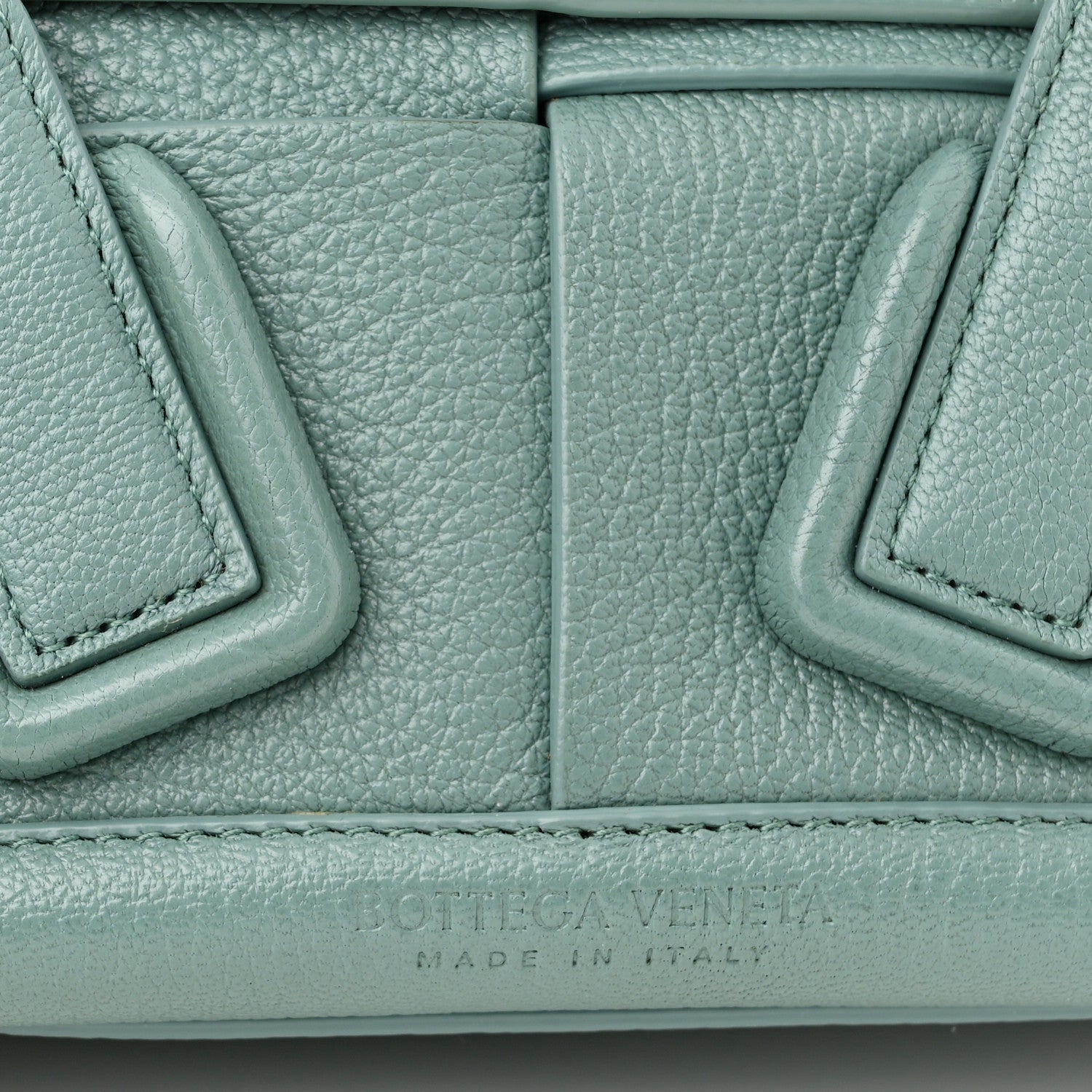 Bottega Veneta Grained Calfskin Maxi Intrecciato Arco 33 Blue 10 of 10