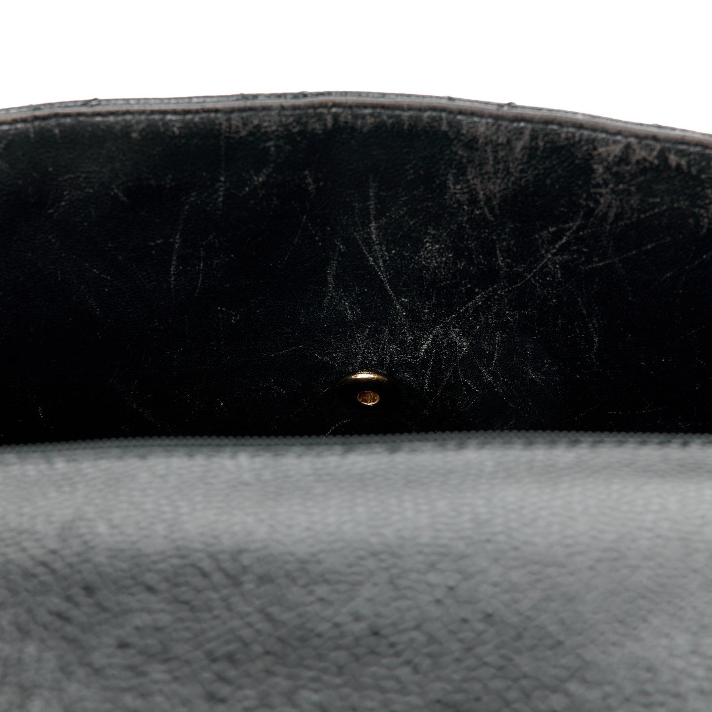 Caviar Quilted Jumbo Kelly Flap Black