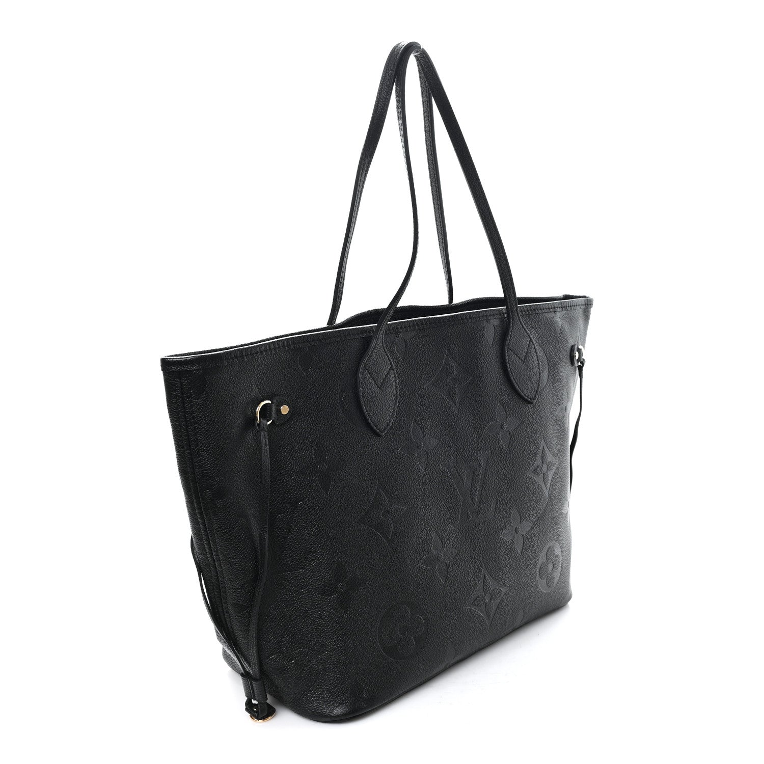 Louis Vuitton Empreinte Monogram Giant Neverfull MM Black 4 of 10
