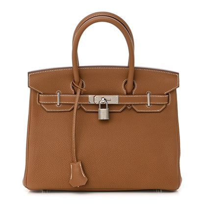 Hermes Togo Birkin 30 Gold 1 of 13