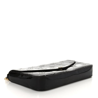 Louis Vuitton Vernis Pochette Felicie Chain Wallet Amarante 5 of 9