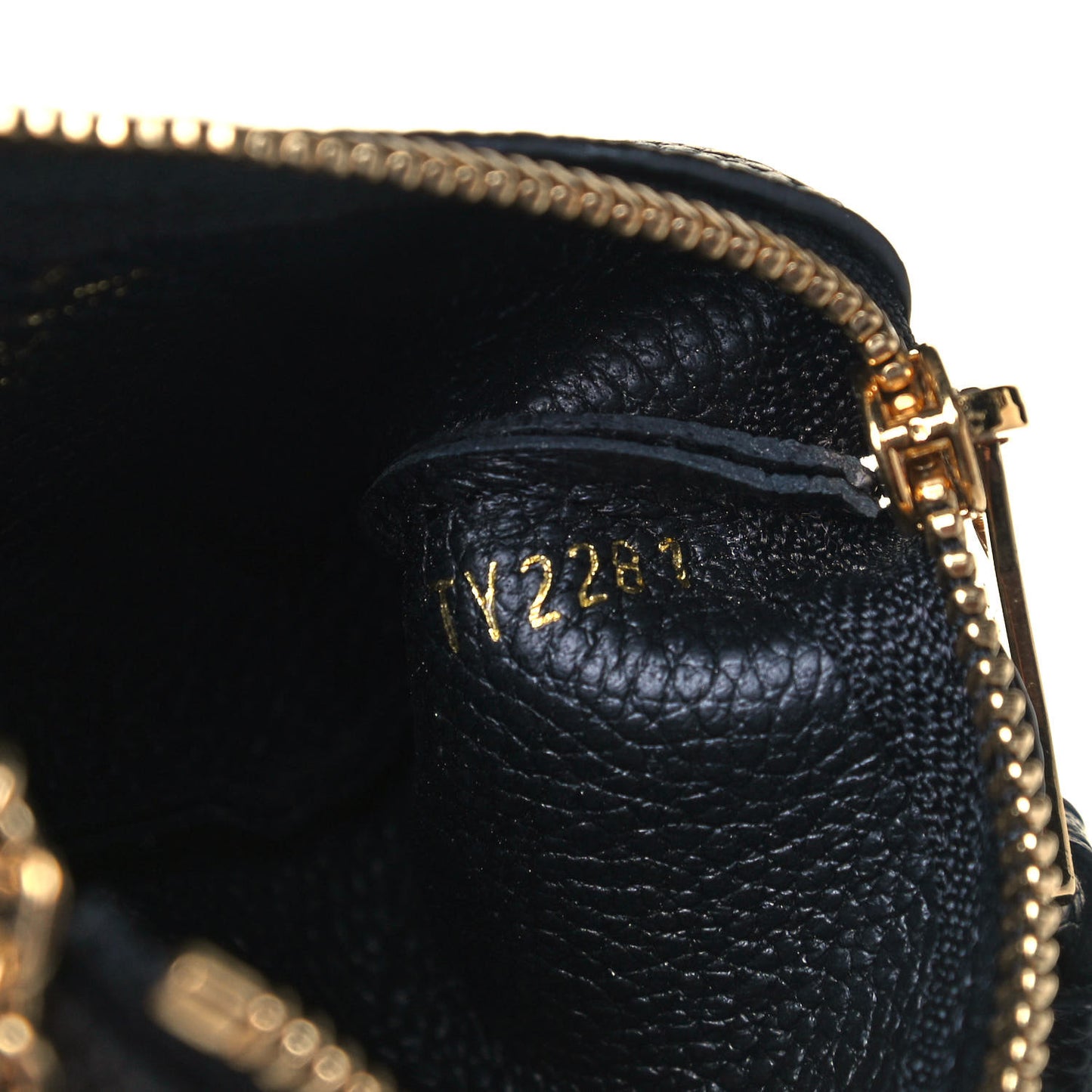 Empreinte Monogram Giant Key Pouch Black Beige