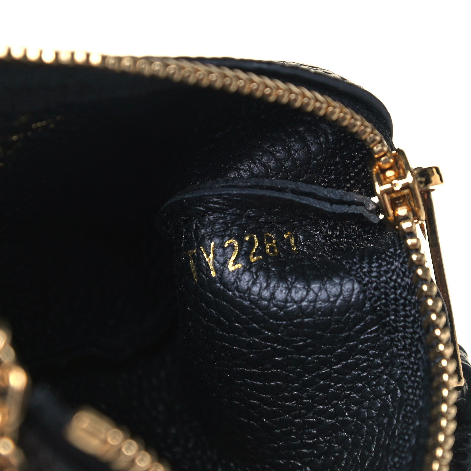 Louis Vuitton Empreinte Monogram Giant Key Pouch Black Beige 7 of 7
