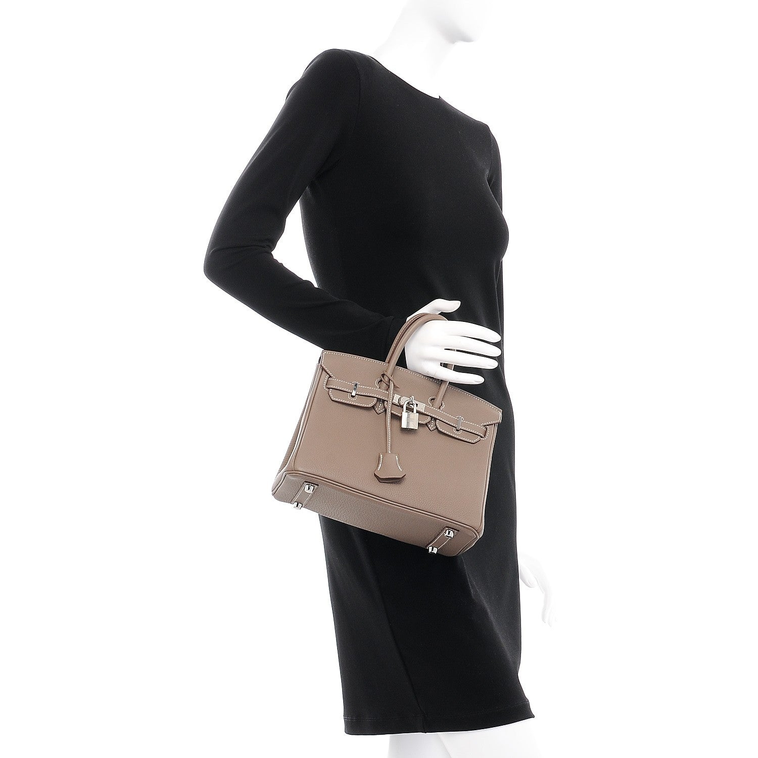 Hermes Togo Birkin 25 Etoupe 2 of 35