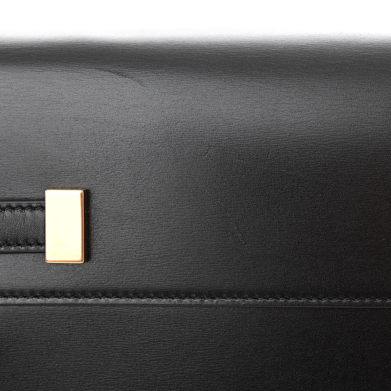 Saint Laurent Smooth Calfskin Manhattan Shoulder Bag Black Beige 11 of 12