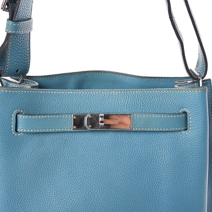 Hermes Togo So Kelly 22 Blue Jean 8 of 12