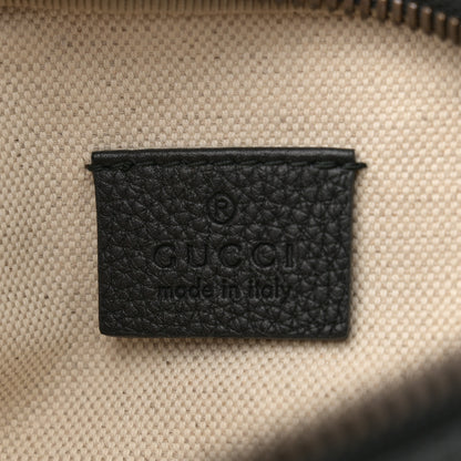 Gucci Grained Calfskin Small Logo Belt Bag Black 6 of 10