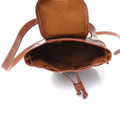 Celine Triomphe Canvas Calfskin Mini Folco Backpack Tan 5 of 9