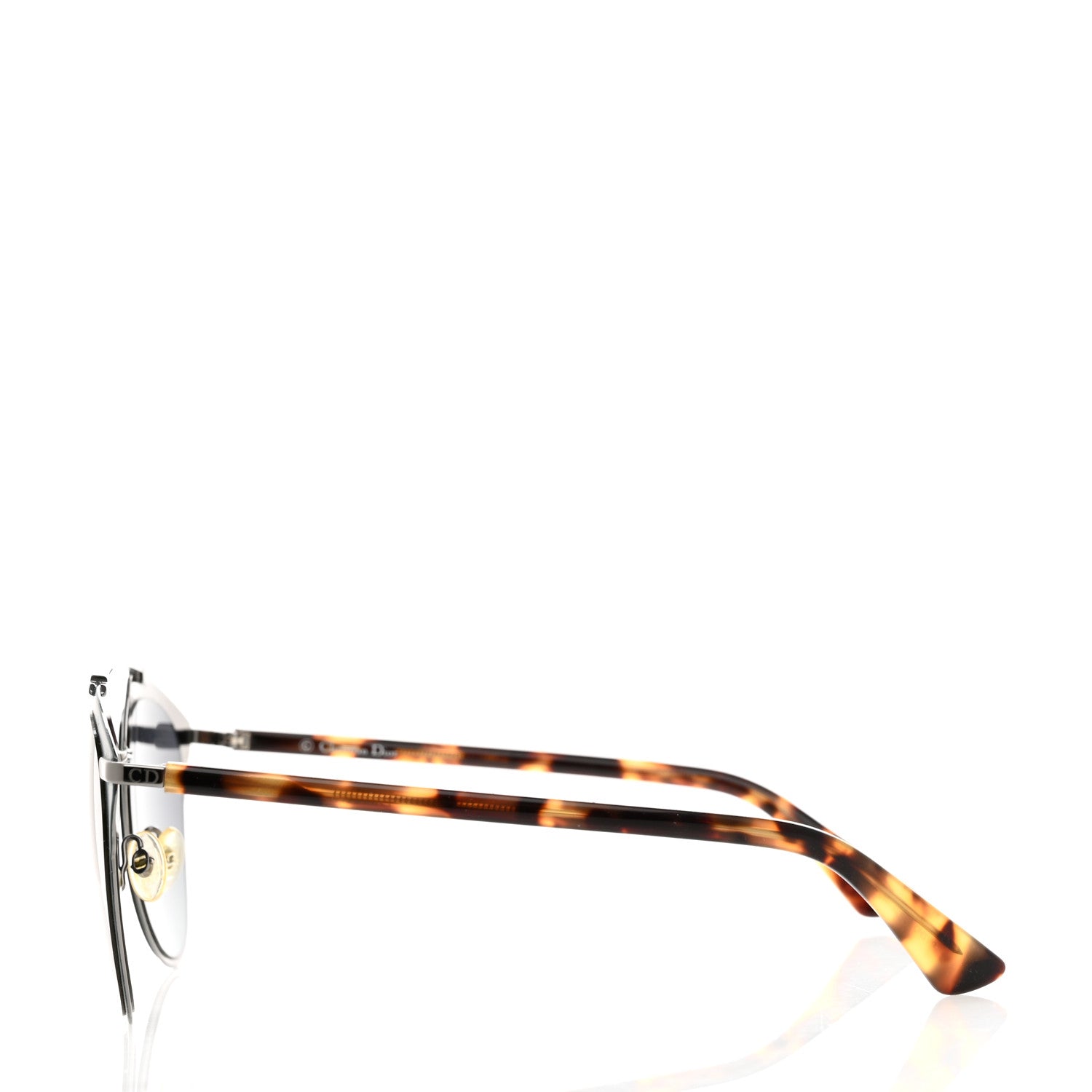 Christian Dior Metal DiorReflected Sunglasses Green Tortoise 3 of 8