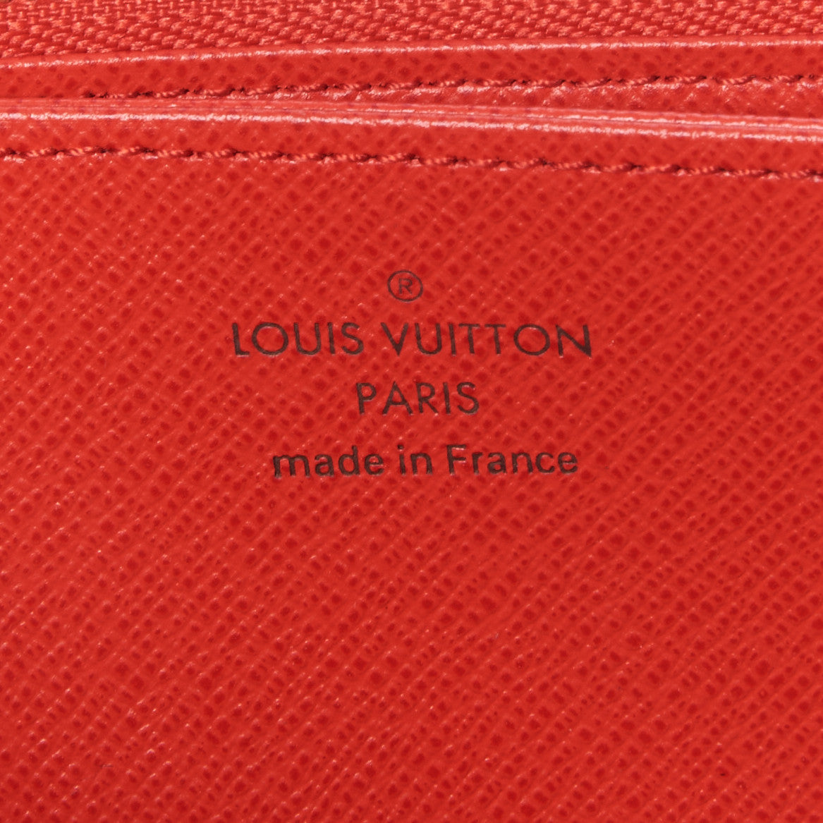 Monogram Zippy Wallet Coquelicot