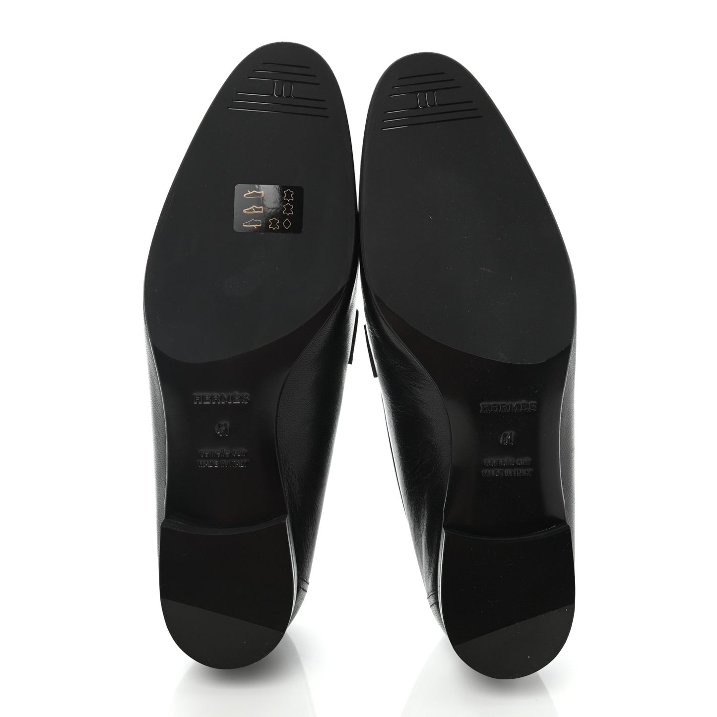 Goatskin Womens Royal Loafers 41 Black