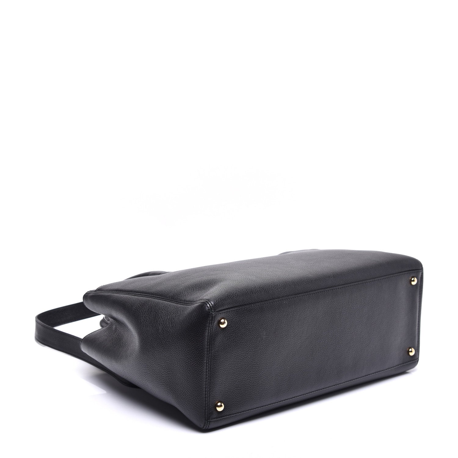 Chanel Calfskin Cerf Executive Shopper Tote Black 5 of 11
