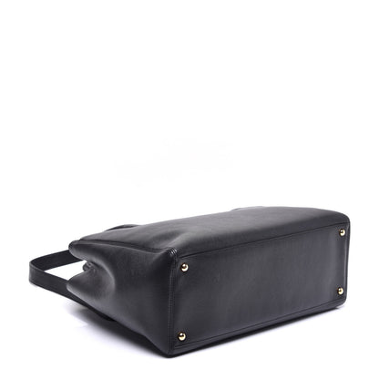 Chanel Calfskin Cerf Executive Shopper Tote Black 5 of 11