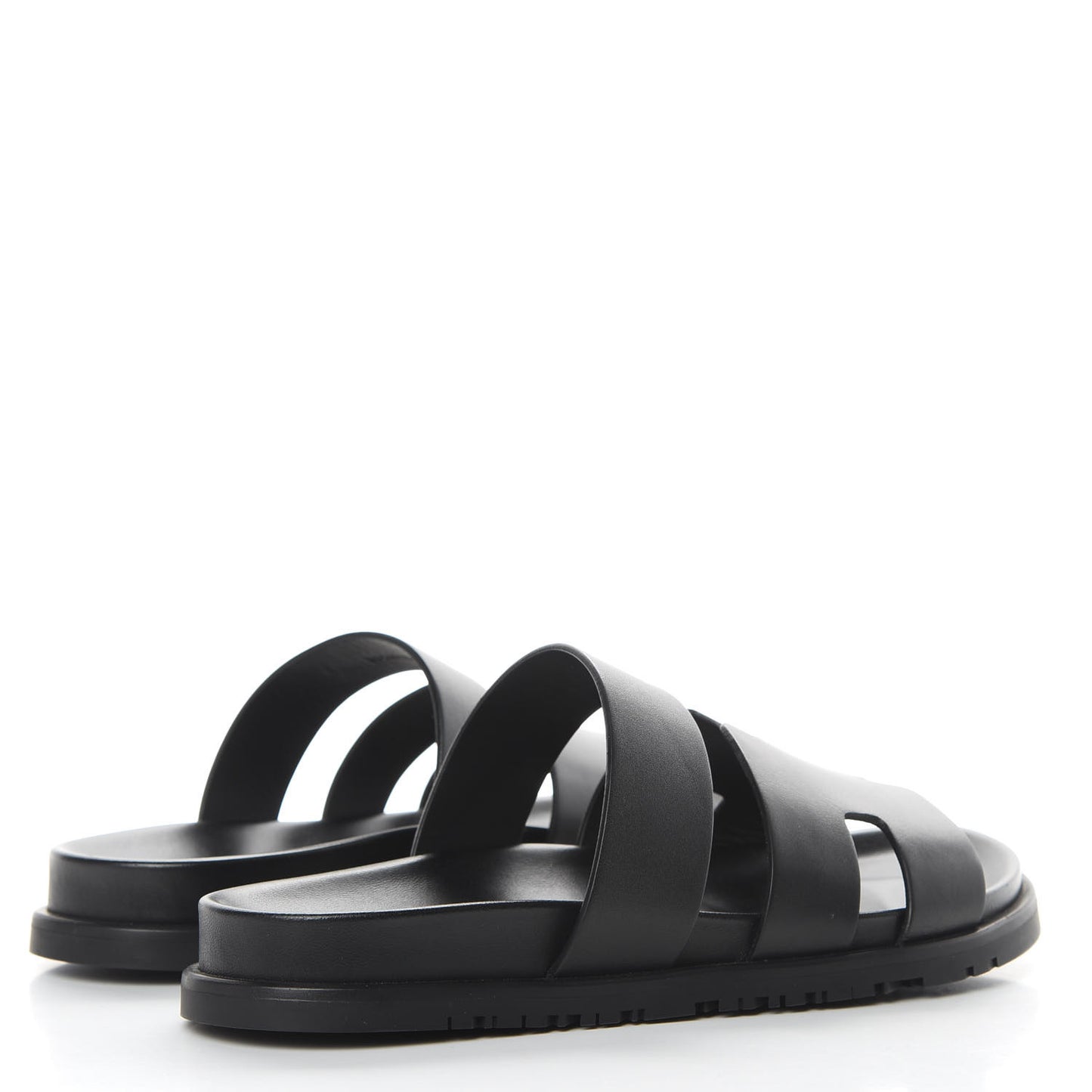 Calfskin Womens Ankara Sandals 40 Black