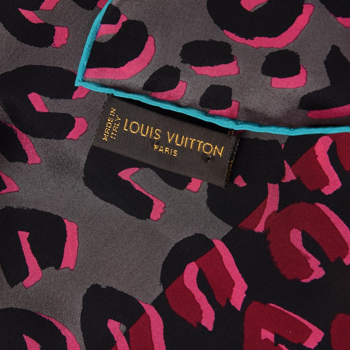 Silk Giant Leopard Square Scarf