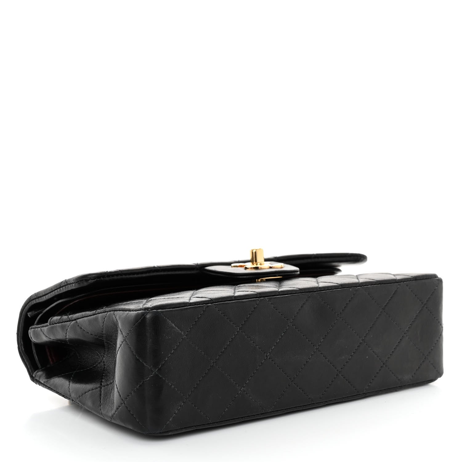 Chanel Lambskin Quilted Small Double Flap Black 4 of 10