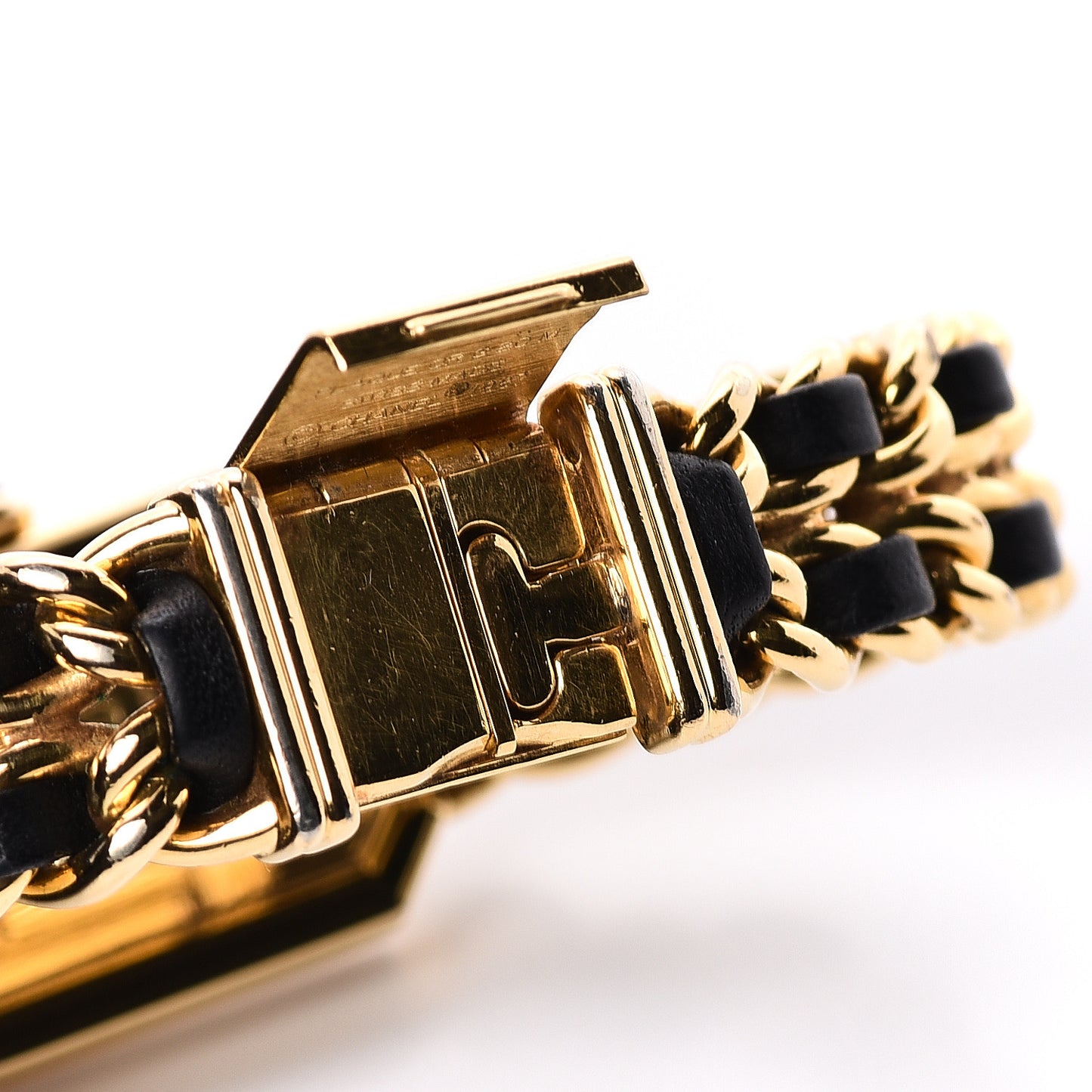 Stainless Steel Lambskin 20mm Chain Premiere Quartz Watch Gold M