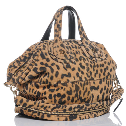 Givenchy Calfskin Leopard Print Medium Nightingale 4 of 9