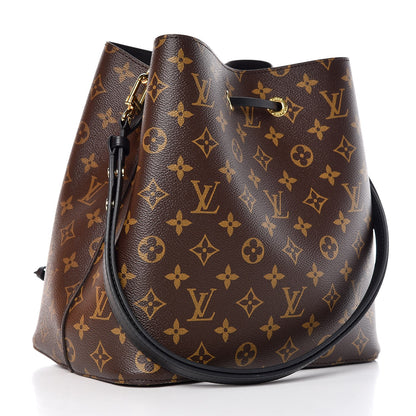 Louis Vuitton Monogram Neonoe MM Black 3 of 8