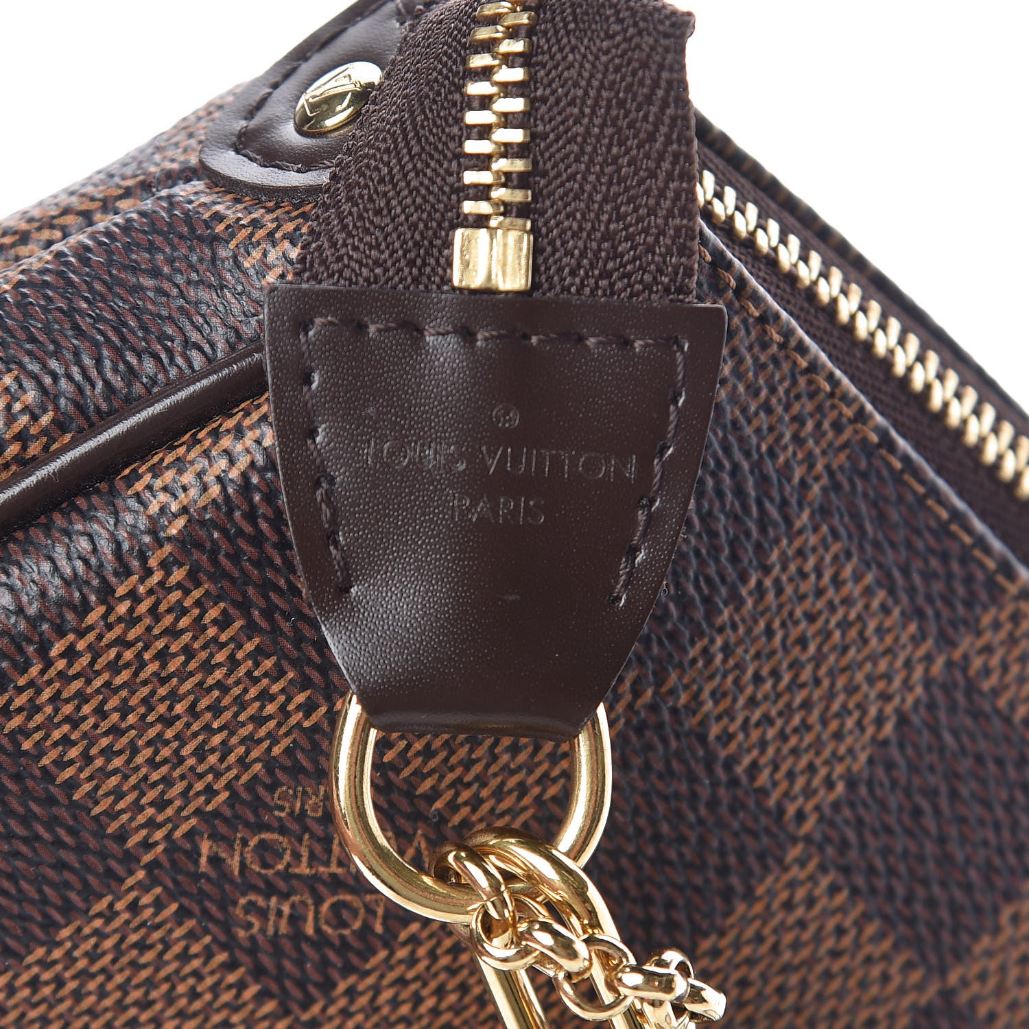 Louis Vuitton Damier Ebene Eva Clutch 7 of 10