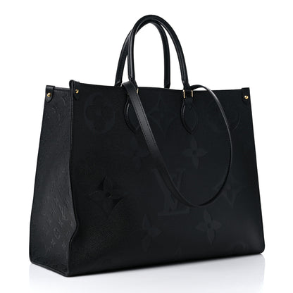 Louis Vuitton Empreinte Monogram Giant Onthego GM Black 3 of 11