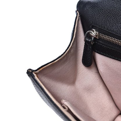 Christian Dior Grained Calfskin Medium Diorama Flap Bag Black 15 of 18