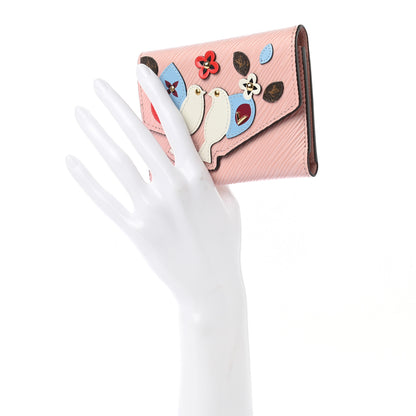 Louis Vuitton Epi Birds Victorine Wallet Rose Ballerine 2 of 7