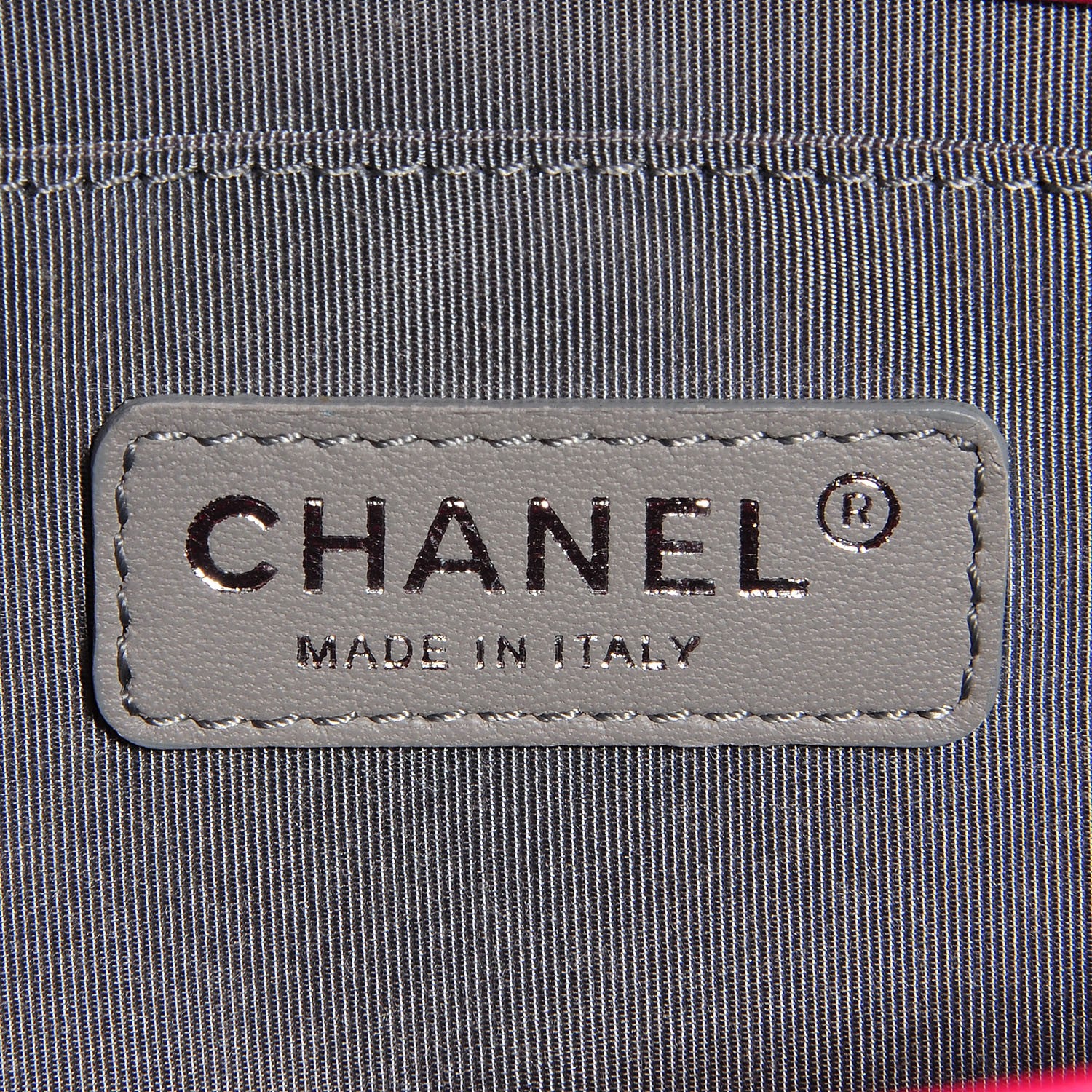 Chanel Lambskin Quilted Medium Boy Flap Fuchsia 7 of 8