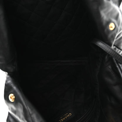 Chanel Calfskin Quilted Large Chanel 22 Black White 6 of 11