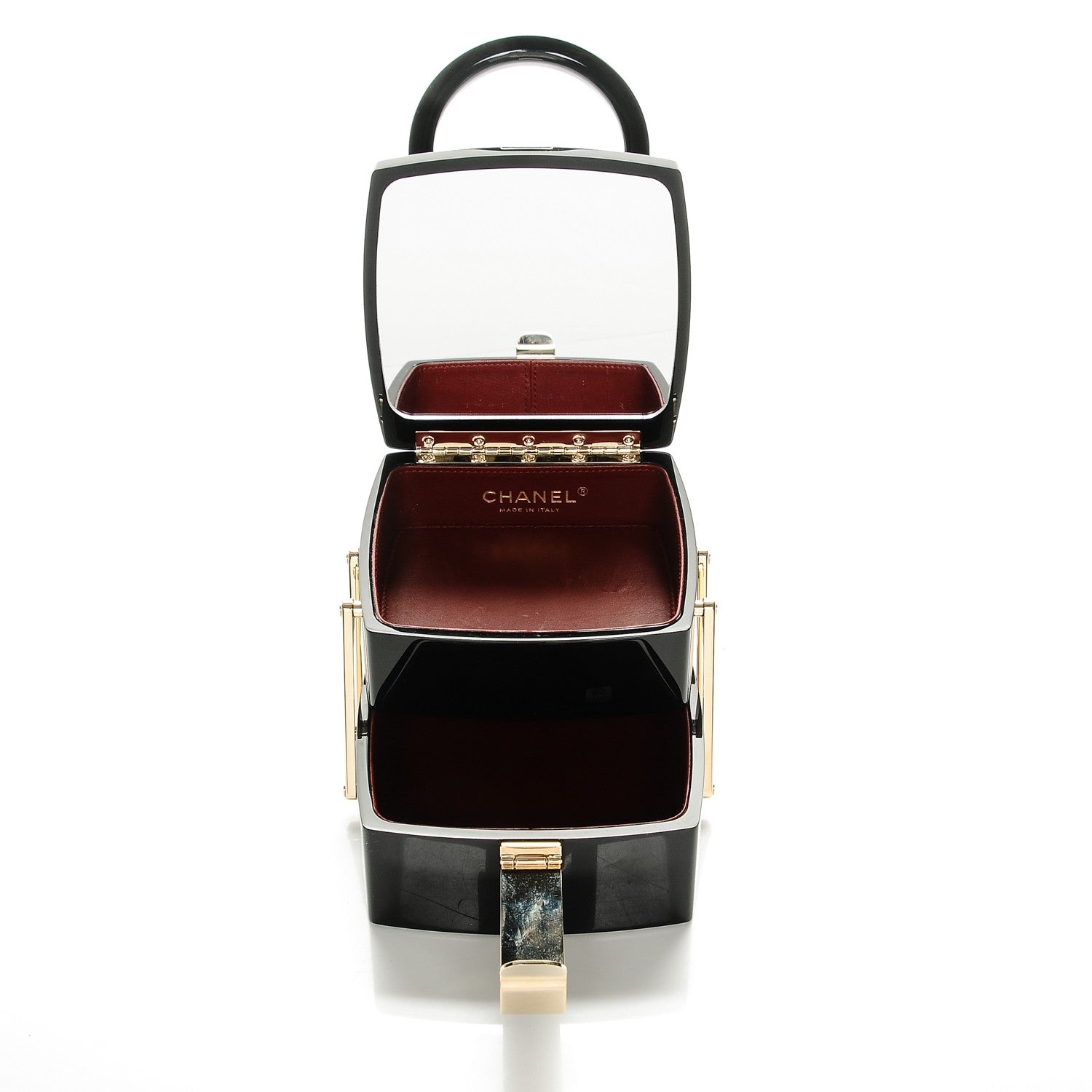 Chanel Plexiglass Evening in L'Atelier Minaudiere Jewelry Box Black 8 of 10