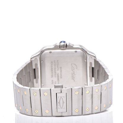 Cartier Stainless Steel 18K Yellow Gold 38mm Santos De Automatic Watch 4 of 8