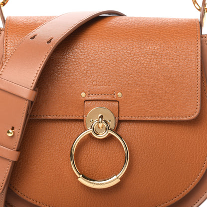 Chloe Grained Calfskin Large Tess Bag Caramel 10 of 10
