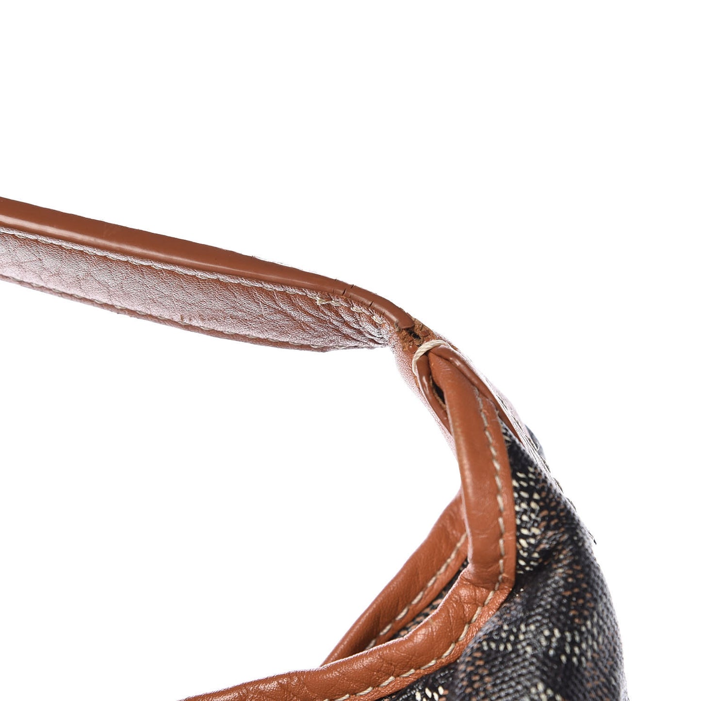 Goyardine Fidji Zip Hobo Black Gold