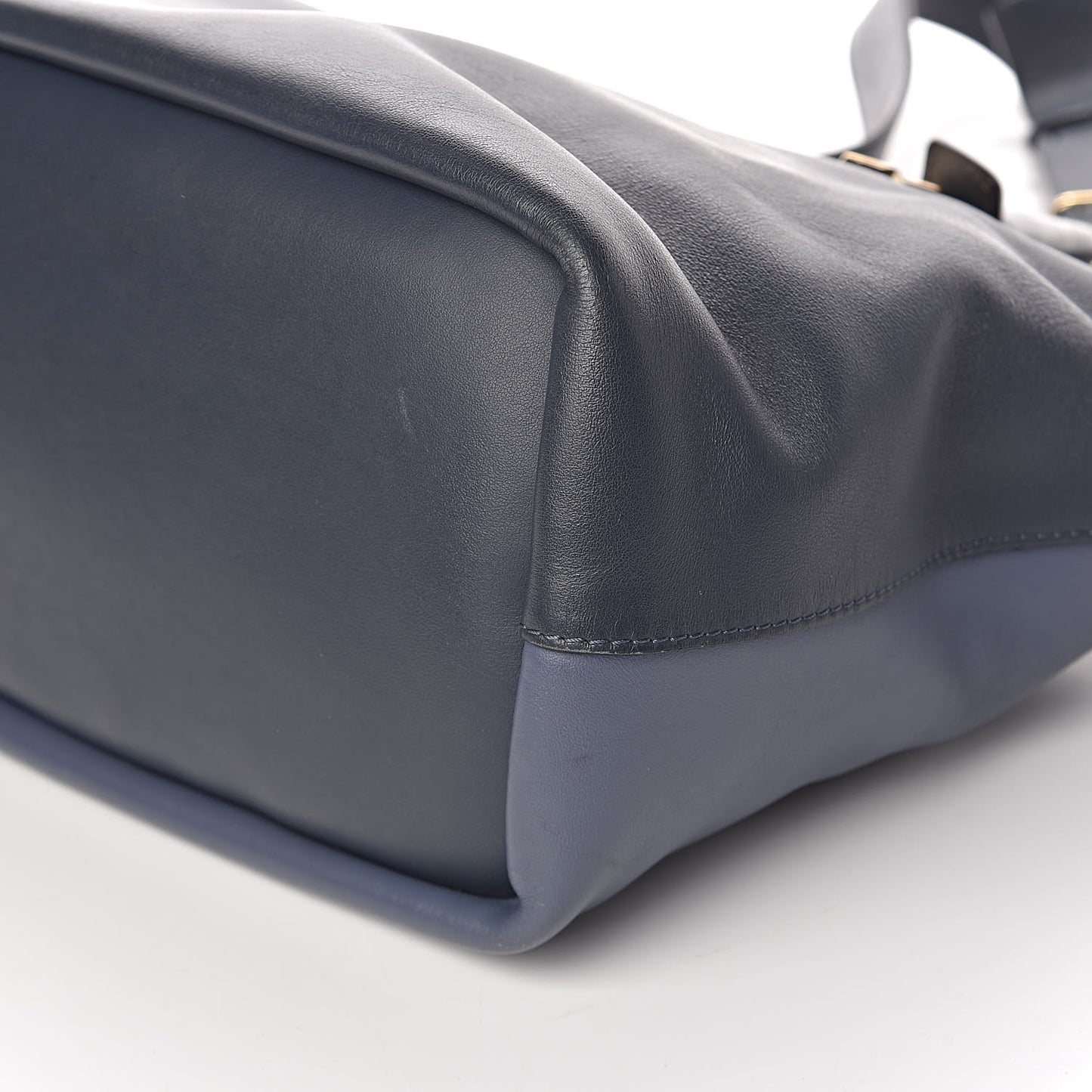 Smooth Calfskin Large Baylee Tote Street Blue