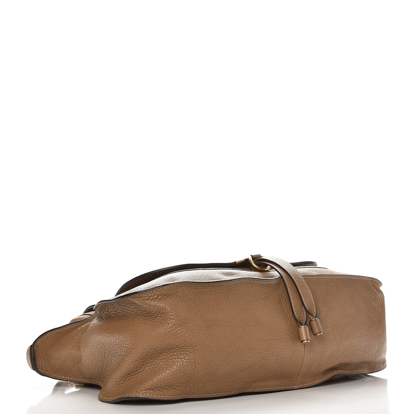 Calfskin Large Marcie Satchel Nut
