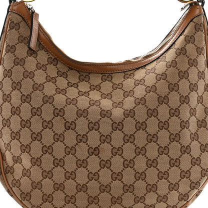 Gucci Monogram GG Twins Hobo Tan 7 of 11