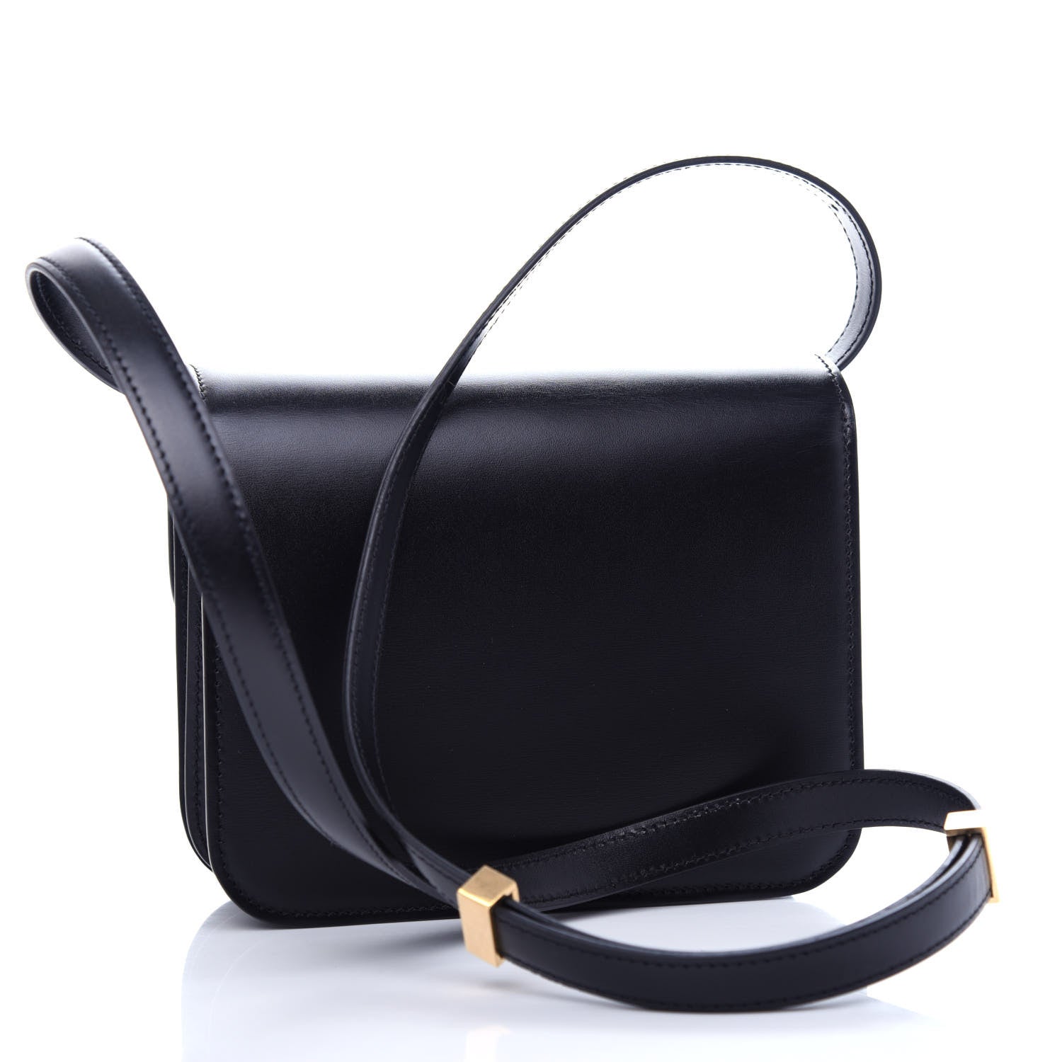 Celine Box Calfskin Teen Classic Box Flap Bag Black 3 of 9