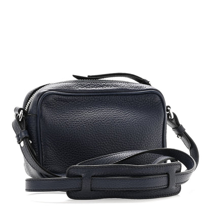 Prada Vitello Daino Mini Camera Crossbody Bag Blue 2 of 8