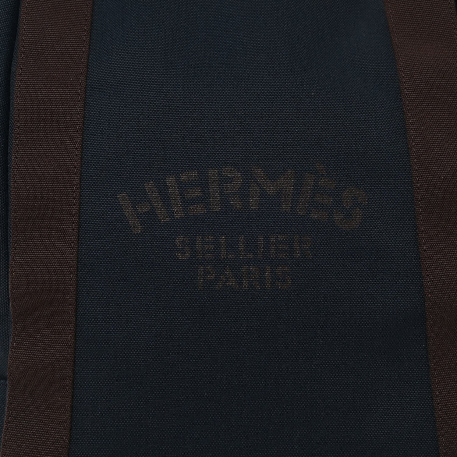 Hermes Toile Groom School Backpack Bleu Navy Feu 8 of 11